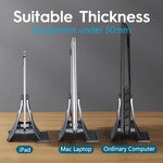 Vertical Laptop Stand Heat Dissipation Gravity Laptop Holder For MacBook Pro Air Xiaomi Tablet Aluminum Notebook Stand - NeoFrame