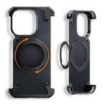 Magsafe Leather iPhone Case for iPhone Phone Case Magnetic Bumper Wireless Charging Phone Cover Stand