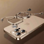 Metal Mechanical MagSafe Case for iPhone — Bezel-Less Bumper with Magnetic Wireless Charging Support