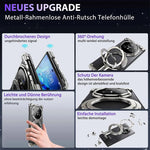 For Honor Magic Vs3/2/V3/2 Phone Case with Magnetic Metal Ring Kickstand Shock Proof Frameless Minimalist Protective