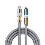 240w USB C To C Fast Charging Cable for iPhone 15pro Max 480Mbps Data Transmission with Light Cable for Samsung Xiaomi - NeoFrame