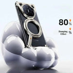 Z Shape for Huawei MateX5 X3 Phone Case Metal Bezel-less Protective Case Shell Magnetic Kickstand Wireless Charging