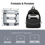 Metal Laptop Stand for Macbook Tablet Portable Notebook Stand Height Adjustable Cooling Holder for 10-17 inch Computer - NeoFrame