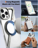 Metal Frameless Z-Shape Phone Case for iPhone Case Magnetic Minimalist Slim Dropproof Protective Cover