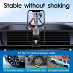 Gravity Car Phone Holder For Galaxy Z Fold 4 3 2 S21 S20 iPhone Xiaomi Huawei Samsung Suction Cup Car Mount Phone Stand - NeoFrame