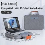 2 in 1 Laptop Case Bag for 13.3-16.2'' Notebook Case Tablet Laptop Bag Shockproof Travel Business Computer Briefcase - NeoFrame