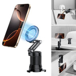 Magnetic Phone Holder Stand Airplane for Travel Essential Foldable Desktop Phone Stand for iPhone with Tripod Base - NeoFrame