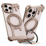 Magsafe Phone Case for iPhone 360° Rotatable Ring Stand Holder Drop-Proof Bumper Protective Cover
