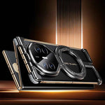 Metal Frameless for Huawei Mate XT Phone Case with 360° Rotatable Magnetic Protective Cover Aluminum Alloy Thin Stand