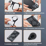 Magsafe Phone Case for iPhone 360° Rotatable Ring Stand Holder Drop-Proof Bumper Protective Cover