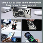 Magsafe Magnetic Phone Case for iPhone Camera Cover Shockproof Phone Bumper Wireless Charging Case