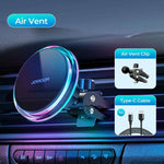 Colorful Magnetic Car Phone Holder Wireless Charger For iPhone Fast Charging Car Charger Holder