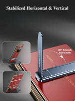 Metal Foldable Phone Stand Ultra-thin Mini Invisible Portable Desktop Phone Holder for Huawei Mate XT Self-adhesive - NeoFrame