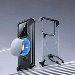 Magnetic Frameless Phone Case Magsafe Bumper with Stand Phone Cover for Xiaomi 13, 13 Pro New Upgrade Phone Cover