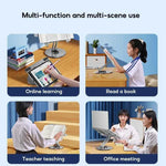 Metal Tablet Stand for Desk Adjustable Tablet Holder 360 Degreee Rotatable Laptop Mount for Office Room Reading Stand