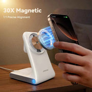 3-in-1 Magnetic Wireless Charging Station Wireless Phone Charger Stand for iPhone & for iWatch & for AirPods