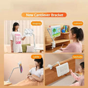 Tablet Stand Height Angle Adjustable Tablet Holder Stand Sapce-Saving Reading Holder Lazy Bracket Tablet Accessories
