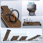 Walnut Wood Phone Case for Samsung Galaxy S24/S25 Ultra Magsafe Phone Protective Cover Bumper with 360° Rotatable Ring