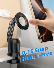 Magnetic Phone Holder Stand Airplane for Travel Essential Foldable Desktop Phone Stand for iPhone with Tripod Base - NeoFrame