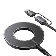 Magnetic Wireless Charger 15W Max Fast Wireless Charging Compatible with iPhone 15 14  Works with USB-A & USB-C Chargers