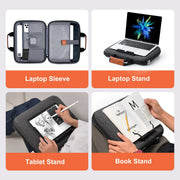 2 in 1 Laptop Case Bag for 13.3-16.2'' Notebook Case Tablet Laptop Bag Shockproof Travel Business Computer Briefcase - NeoFrame