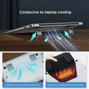 2 PCS Portable Mini Laptop Stand Aluminium Notebook Support Laptop Base Macbook Pro Holder Adjustable Computer Bracket - NeoFrame