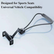 Car Headrest Tablet Bracket Holder 360° Rotatable Flexible Tablet Stand for Sports Seat Universal Vehicle Accessories