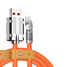 120W Max Charging Cable for iPhone16/16pro USB C Cable Type C Swivel Rugged Phone Charging Cable Phone Charge Cord Line - NeoFrame