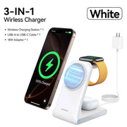 3-in-1 Magnetic Wireless Charging Station Wireless Phone Charger Stand for iPhone & for iWatch & for AirPods