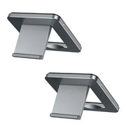 2 PCS Portable Mini Laptop Stand Aluminium Notebook Support Laptop Base Macbook Pro Holder Adjustable Computer Bracket - NeoFrame