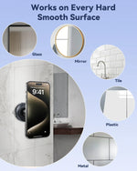 Magnetic Suction Cup Shower Phone Holder Mirror Phone Mount for Bathroom Stick On Wall Magsafe Phone Stand for iPhone - NeoFrame