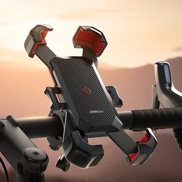 Universal Bike Phone Holder Mount for 4.7 - 7” Phones 360° View Shockproof Bicycle