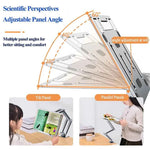 360°Rotatable Laptop Stand Clamp Tablet Hightening Support Holder Book Bracket Height Adjustable Desktop Bed Lazy Stand