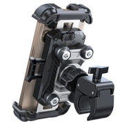 Motorcycle Phone Mount Anti Vibration Phone Holder for Motorcycle Handlebar Bike Phone Mount for iPhone for 4.7 - 7” Phone