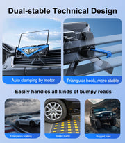 Car Wireless Charger 15W Fold Screen Phone Stand Fast Charging Car Vent Mount Phone Holder for Samsung iPhone Google - NeoFrame