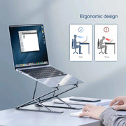 Laptop Stand For Macbook Air Pro Dell Adjustable Tablet Notebook Stand Cooling Pad Base Foldable Laptop Holder