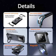 Magnetic Frameless Phone Case Magsafe Bumper with Stand Phone Cover for Xiaomi 13, 13 Pro New Upgrade Phone Cover