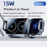 Car Wireless Charger 15W Fold Screen Phone Stand Fast Charging Car Vent Mount Phone Holder for Samsung iPhone Google - NeoFrame