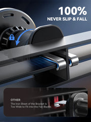 Magnetic Car Phone Holder Mount Dashboard & Air Vent Wirelees Charging Phone Holder For iPhone