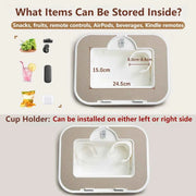 Pillow Stand with Storage Space 360° Rotatable Clip Stand Holder for 4.7-13