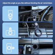Car Air Vent Magnetic Phone Holder 360° Rotatable Ring Holder Mobile Phone Stand GPS Bracket for iPhone Samsung Xiaomi - NeoFrame