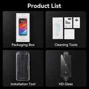 HD Tempered Glass For iPhone Screen Protector Quick Install Glass - NeoFrame