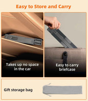 Metal Car Steering Wheel Laptop Stand Portable Foldable 5-Level Adjustable Laptop Bracket Tablet Holder Car Accessories