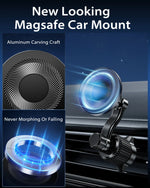 Magnetic Car Phone Holder Air Vent Phone Stand for iPhone Xiaomi Samsung Adjustable Car Phone Mount Strong Magnet - NeoFrame