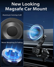 Magnetic Car Phone Holder Air Vent Phone Stand for iPhone Xiaomi Samsung Adjustable Car Phone Mount Strong Magnet - NeoFrame