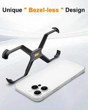 Metal Frameless Phone Case for iPhone X-Shape Aluminum Alloy Slim Shockproof Bumper Protective Cover