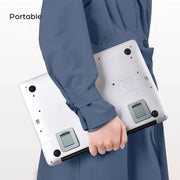 2 PCS Portable Mini Laptop Stand Aluminium Notebook Support Laptop Base Macbook Pro Holder Adjustable Computer Bracket - NeoFrame
