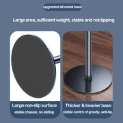 Metal Aluminum Laptop Floor Stand Standing Desk Adjustable Floor Holder Projector Stand Accessories for Macbook & IPad