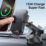 15W Car Phone Holder Wireless Charger Car Charger Stable Rotatable Air Vent Dashboard Phone Holder Car Charger Support