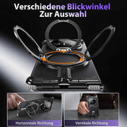 For Honor Magic Vs3/2/V3/2 Phone Case with Magnetic Metal Ring Kickstand Shock Proof Frameless Minimalist Protective